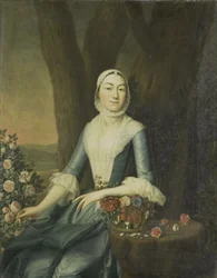 Porträtt av Magdalena van Citters, ca 1760 (olja på duk)