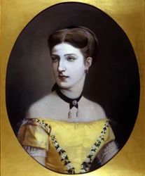 Porträtt av Margarita av Savoy Genes (Margherita av Savoy