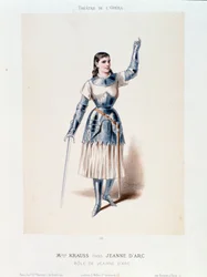 Porträtt av fröken Krauss, i operan Jeanne d