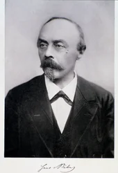 Porträtt av den tyske dirigenten och pianisten Hans von Bülow