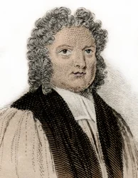 Porträtt av eveque av Rochester Francis Atterbury (1663-1732), bokstäver och politiker. Gravyr av 1800-talet. Milanese
