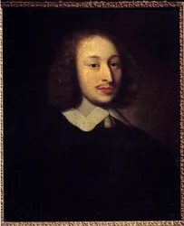Förmodat porträtt av Blaise Pascal (1623-1662) forskare och författare Anonym målning. 1600-talets sön. 0,6x0,81 m Paris, Musee Carnavalet
