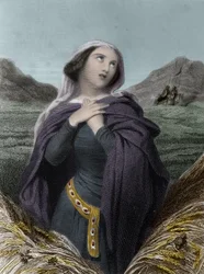 Saint Adelaide eller Adelaide of Burgundy (931-999) - Adelaide of Italy - även kallad Adelaide of Burgundy - i """" The Saintes Femmes""". 1852.””