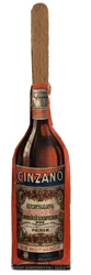 Liten reklamfan, föremål härrör från marknadsföring av Vermouth-märket Cinzano, italienskt aperitifvin. Debut 1900-talets privatsamling