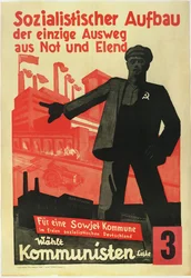 Socialistisk uppbyggnad, den enda vägen ut ur fattigdom och svårigheter. För en sovjetkommun i ett fritt socialistiskt Tyskland! - Anonym