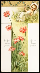 Jesusbarnets fromma bild. 1900-talets privata samling