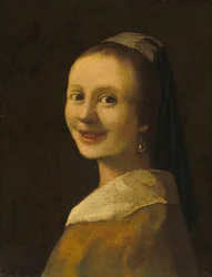 The Smiling Girl, ca 1925 (olja på duk)