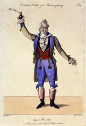 Basen Giuseppe Frezzolini (1789-1861) tolkade doktor Dulcamara i operan "L