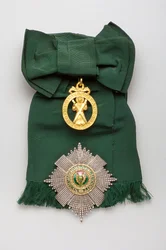 Storbritannien - Order of the Thistle - Topp: Badge, receptmodell, tillverkad av John James Eddington (London)