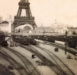 Universal Exposition of 1900 - Exposition Universelle de 1900 i Paris: Champs de Mars station - privat samling