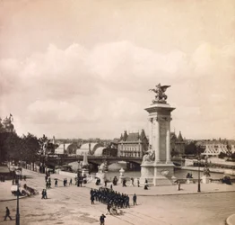 Universal Exposition of 1900 - Exposition Universelle de 1900 i Paris: Pylone du pont Alexandre III - privat samling