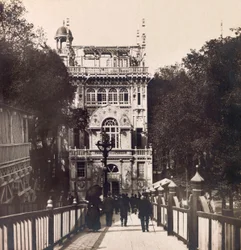 Universal Exposition of 1900 - Exposition Universelle de 1900 i Paris: The Pavillon de la Presse - privat samling