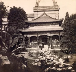 Universell utställning 1900 - Universell utställning 1900 i Paris: Kinas paviljong - privat samling