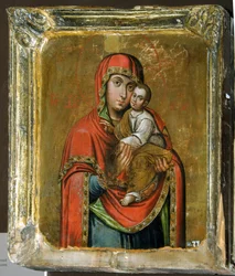 Kiev-Bratskaya ikon för Guds moder, 1700-talet