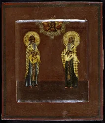 De heliga Gurias av Kazan och Varsonofius av Tver, 1600-talet