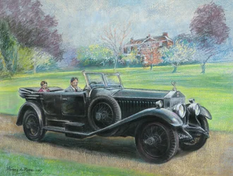 1927 Rolls Royce ägs av Mr H V Durose, Warwickshire