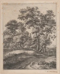 En mor och barn vilar, 1600-talet.