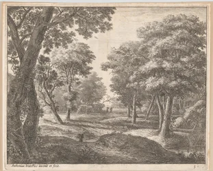 En väg genom skogen, 1600-talet.