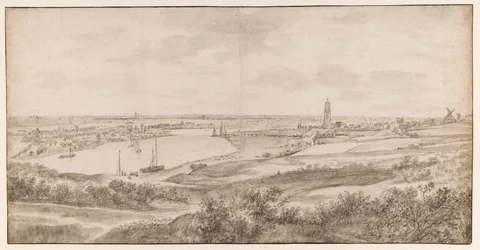Utsikt över Rhenen från öster