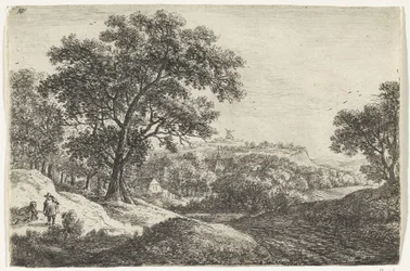 Kuperat landskap med en by Landskap (serietitel)
