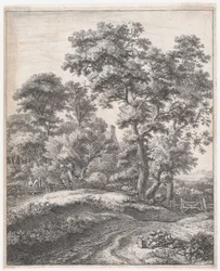 Mor och barn i vila, 1600-talet.