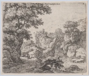 Kupolen och vattenfallet, 1600-talet.