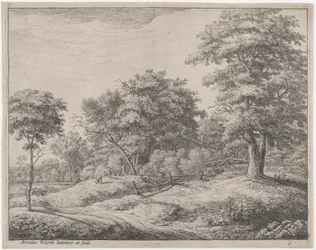 Herden sover på en liten kulle, 1600-talet.