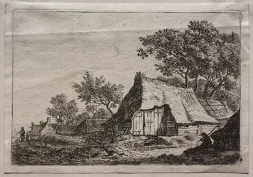 Tolv landskap: Platta I, The Small Hamlet