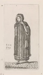 Kvinna med mantel 12 studiefigurer (serietitel)