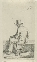 Sittande man på väggen 12 studiefigurer (serietitel)