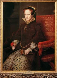 Drottning Maria av England, andra hustru till Filip II av Spanien