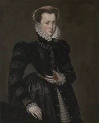 Porträtt av en hovdam, 1560-70