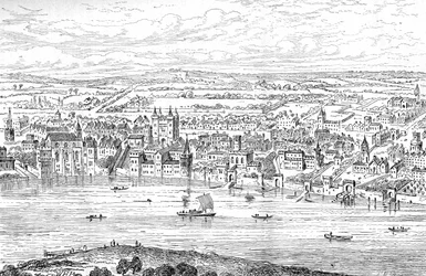 London från Temple Bar till Charing Cross, 1543 1897
