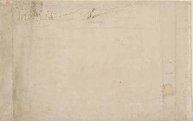 Panorama of London sett från Southwark: Lambeth, 1554