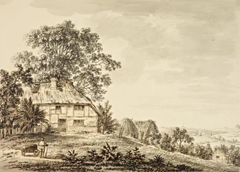 Country Scene (bläck på papper)
