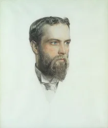 Head of a Man, 1904 (färgade kritor)