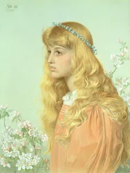 Porträtt av Miss Adele Donaldson, 1897