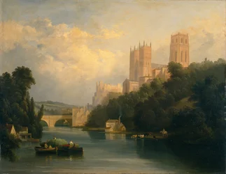 Durham Cathedral (olja på duk)