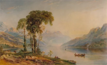 Ben Venue från Loch Achray, 1840, 1935