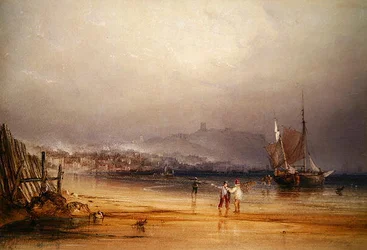 Scarborough (akvarell på papper)