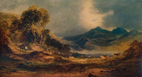Snowdon över huvudet på Traeth Mawr, 1853, 1935