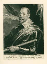 Gustav Adolf, King of Sweden (engraving)
