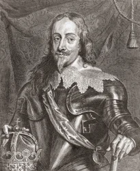 Kung Charles I, kung av England, Skottland och Irland.