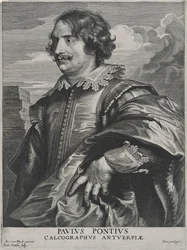 Paulus Pontius (gravyr på lagt papper)