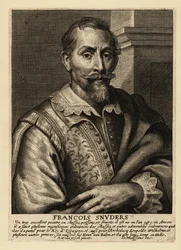 Porträtt av Frans Snyders, flamländsk målare av djur, jaktscener, marknadsscener och stilleben