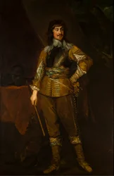 Porträtt av Mountjoy Blount, ca 1:e earl av Newport (1597-1666), ca 1619-41 (olja på duk)