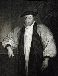 Porträtt av William Laud (1573-1645) från "Lodge