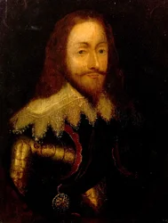Charles I, i rustning bärande tistelorden