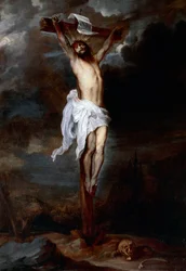 Crucifixion, ca 1621-1625, av Anton van Dyck (1599-1641), olja på duk