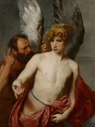 Daidalos och Ikaros, mellan 1615 och 1620